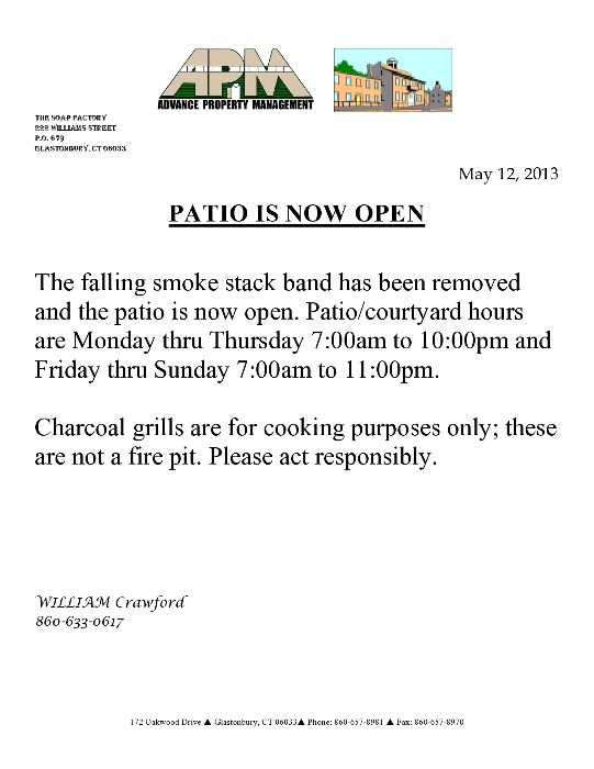 Soap Factory Condominium Association Announcements & Notices